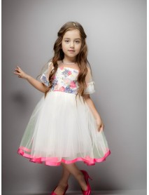 Pink Patterned Dress