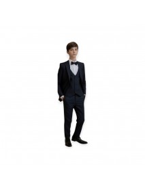 Boy's Black 5 Piece Suit
