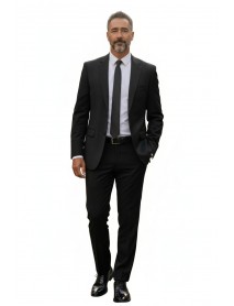 BLACK TAILOR FIT SUIT