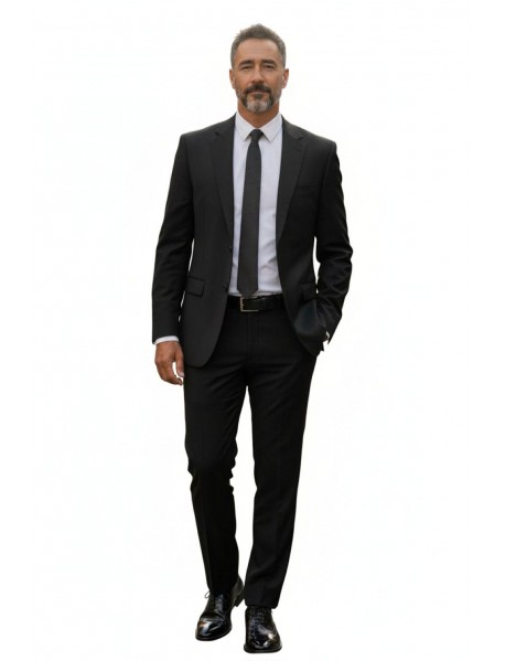 BLACK TAILOR FIT SUIT BLACK TAILOR FIT SUIT