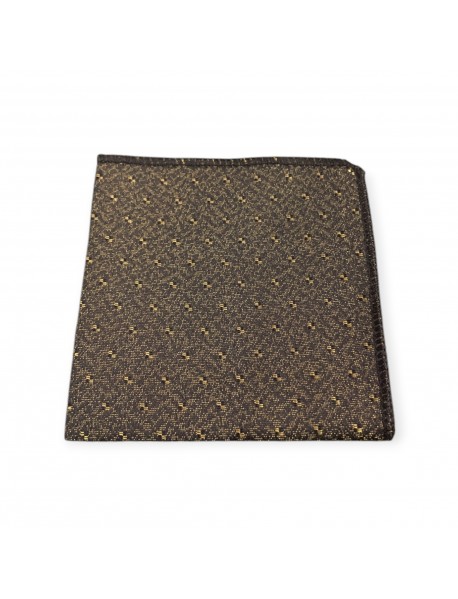 DARK GREY TEXTURED TIE & POCKET SQUARE