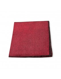 RED TEXTURED TIE & POCKET SQUARE