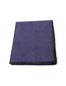 NAVY BLUE TEXTURED TIE & POCKET SQUARE