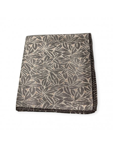 LIGHT GREY FLORAL TIE & POCKET SQUARE