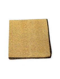GOLD TEXTURED TIE & POCKET SQUARE