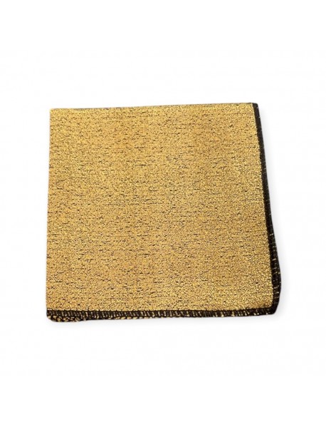 GOLD TEXTURED TIE & POCKET SQUARE