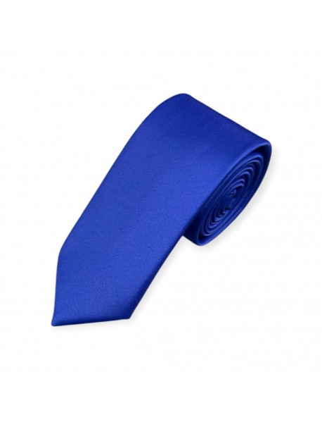 ROYAL BLUE TIE & POCKET SQUARE