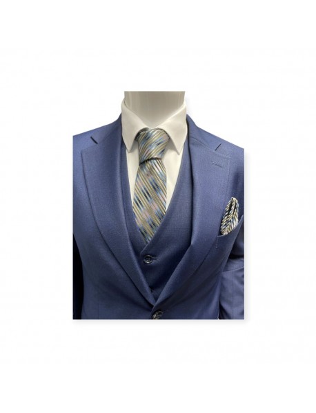 MULTIPLE COLOUR TIE & POCKET SQUARE