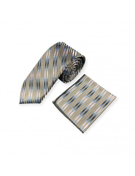 MULTIPLE COLOUR TIE & POCKET SQUARE