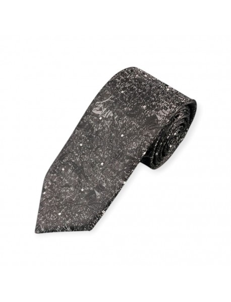 BLACK FLORAL TIE & POCKET SQUARE