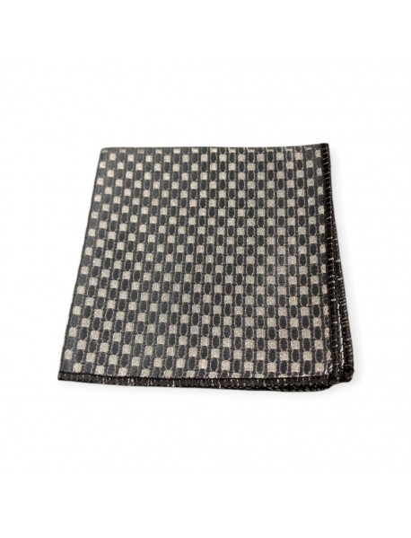 LIGHT GREY TEXTURED TIE & POCKET SQUARE