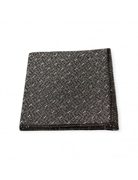 DARK GREY FLORAL TIE & POCKET SQUARE