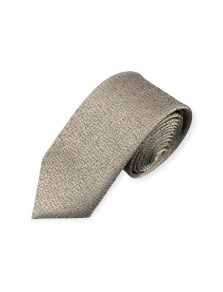 GREY TEXTURED TIE & POCKET SQUARE