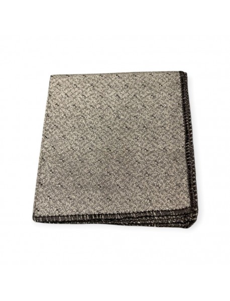 GREY TEXTURED TIE & POCKET SQUARE