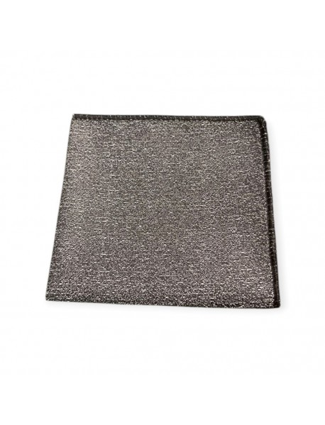 DARK GREY TEXTURED TIE & POCKET SQUARE