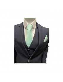 TURQUOISE TIE & POCKET SQUARE