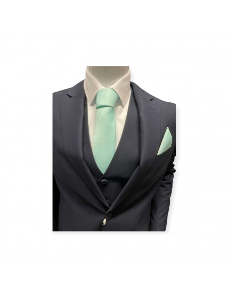 TURQUOISE TIE & POCKET SQUARE