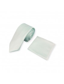 TURQUOISE TIE & POCKET SQUARE