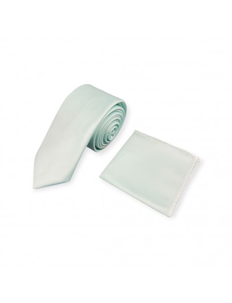 TURQUOISE TIE & POCKET SQUARE