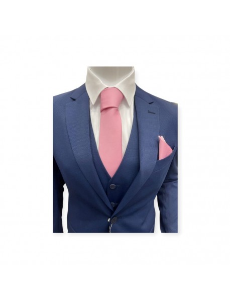 ROSE PINK TIE & POCKET SQUARE