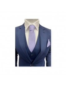 LILAC TIE & POCKET SQUARE