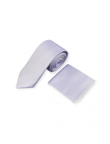 LILAC TIE & POCKET SQUARE