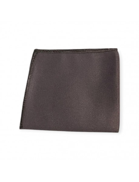 DARK GREY TIE & POCKET SQUARE