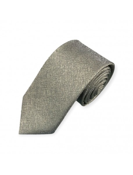 GREY TEXTURED TIE & POCKET SQUARE