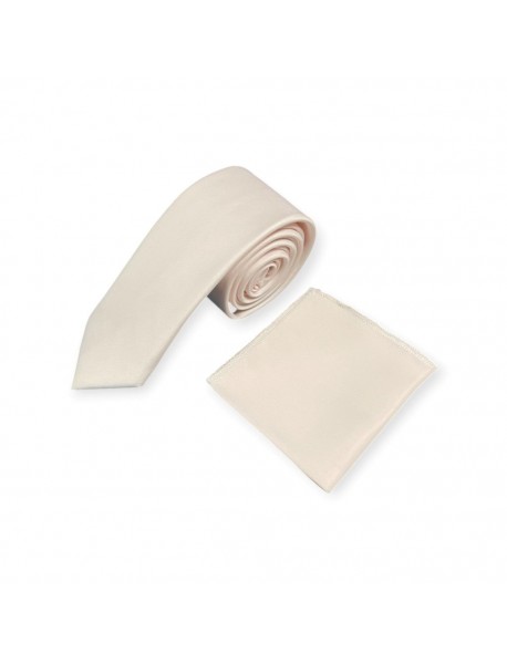 BABY PINK TIE & POCKET SQUARE