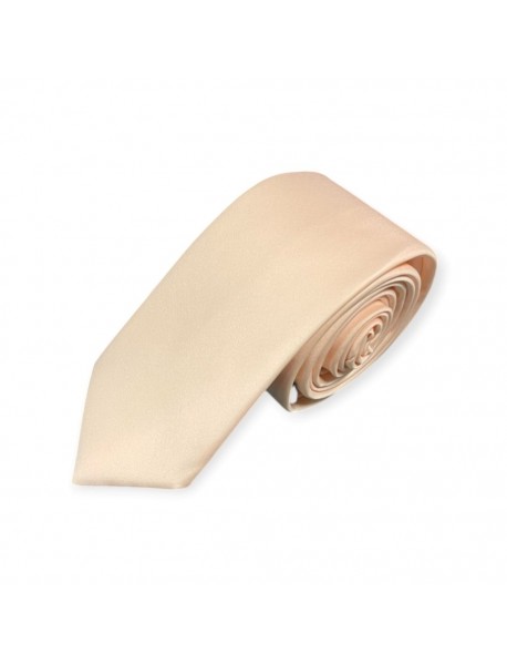 PEACH TIE & POCKET SQUARE