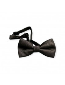 GREY TEXTURED BOW TIE