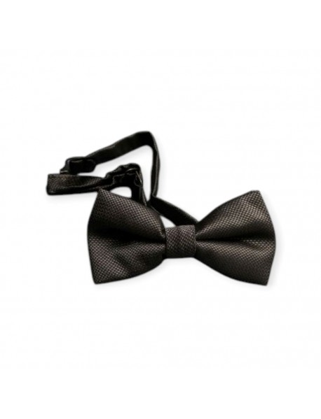 GREY TEXTURED BOW TIE