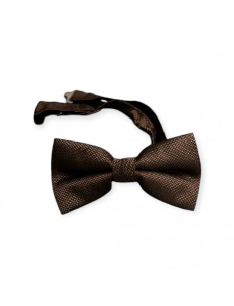 BROWN TEXTURED BOW TIE