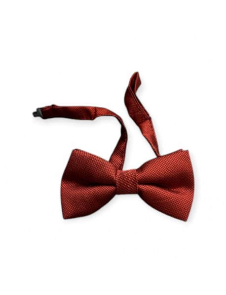 RED TEXTURED BOW TIE