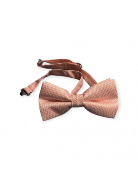 PINK TEXTURED BOW TIE