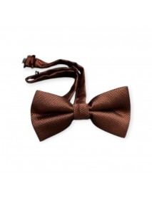 CHOCOLATE TEXTURED BOW TIE