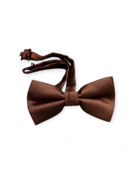 CHOCOLATE TEXTURED BOW TIE