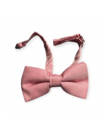PINK TEXTURED BOW TIE