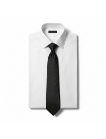 BLACK GEOMETRIC TIE & POCKET SQUARE BLACK GEOMETRIC TIE & POCKET SQUARE