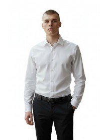 TEXTURED WHITE SHIRT