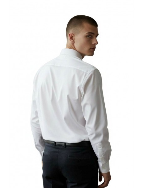 TEXTURED WHITE SHIRT