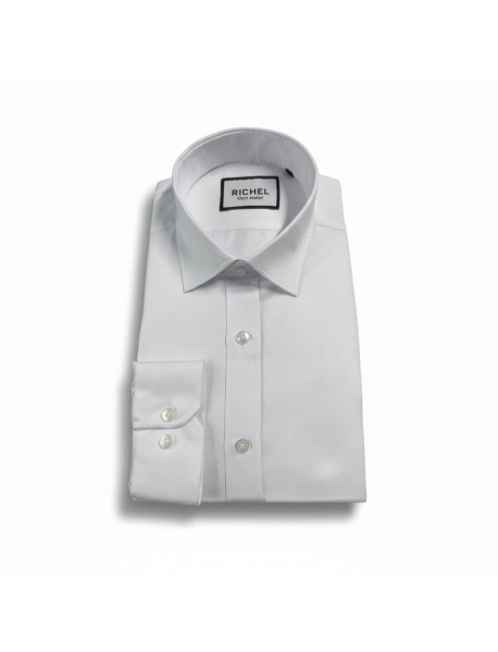 TEXTURED WHITE SHIRT