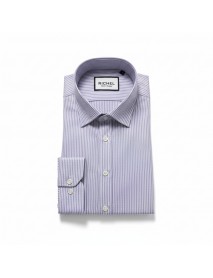 LILAC & WHITE STRIPED SHIRT