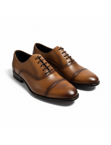 DERBY BROWN TOE CAP SHOES
