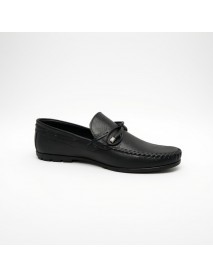 BLACK TASSLE LOAFERS
