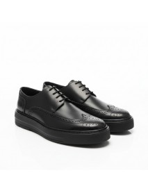 BLACK SMART CASUAL SHOES