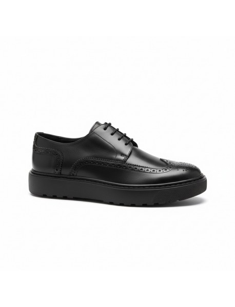 BLACK SMART CASUAL SHOES