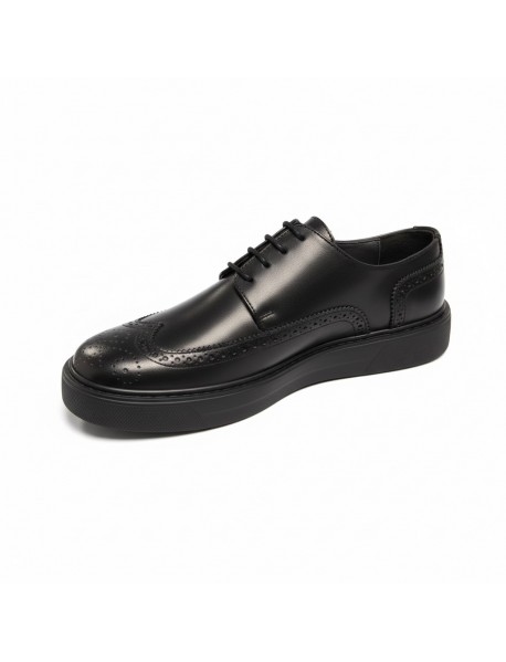 BLACK SMART CASUAL SHOES